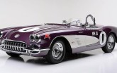 Purple People Eater Corvette races to auction