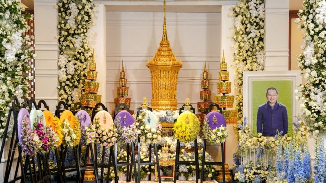 Leicester City owner’s Thailand funeral takes place