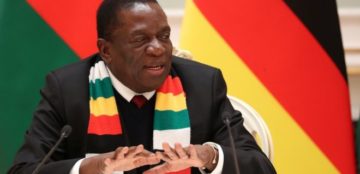 Zimbabwe president abandons Davos trip amid unrest