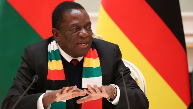 Zimbabwe president abandons Davos trip amid unrest