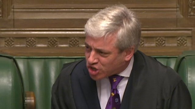 Third Brexit vote must be different – Speaker